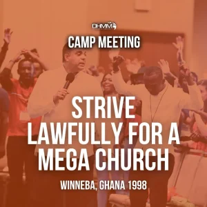 strive lawfully for a mega church